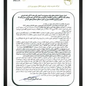 توانیر آلومینیوم 416
